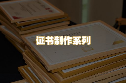 证书制作系列